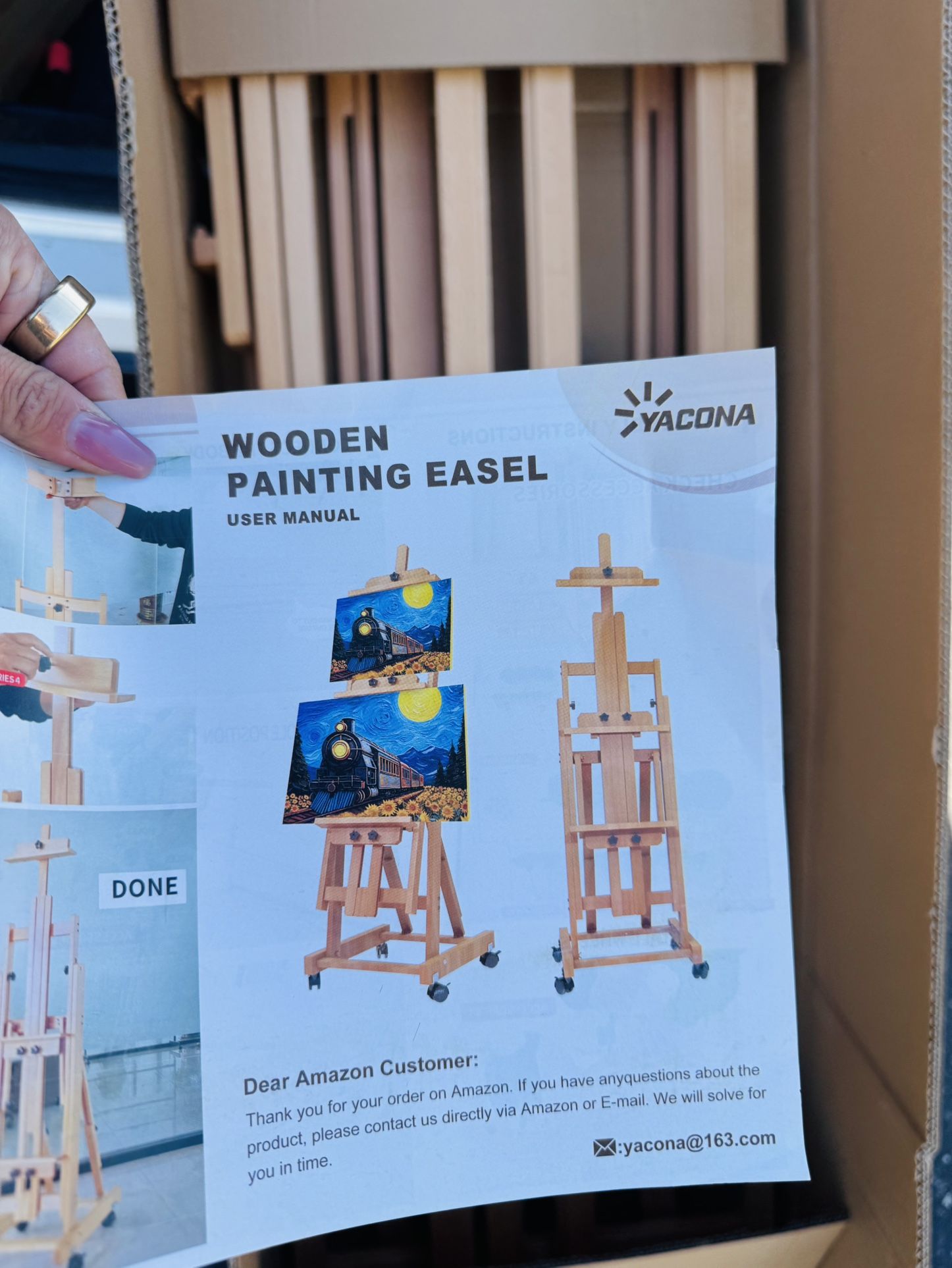 Wooden Painting Easel