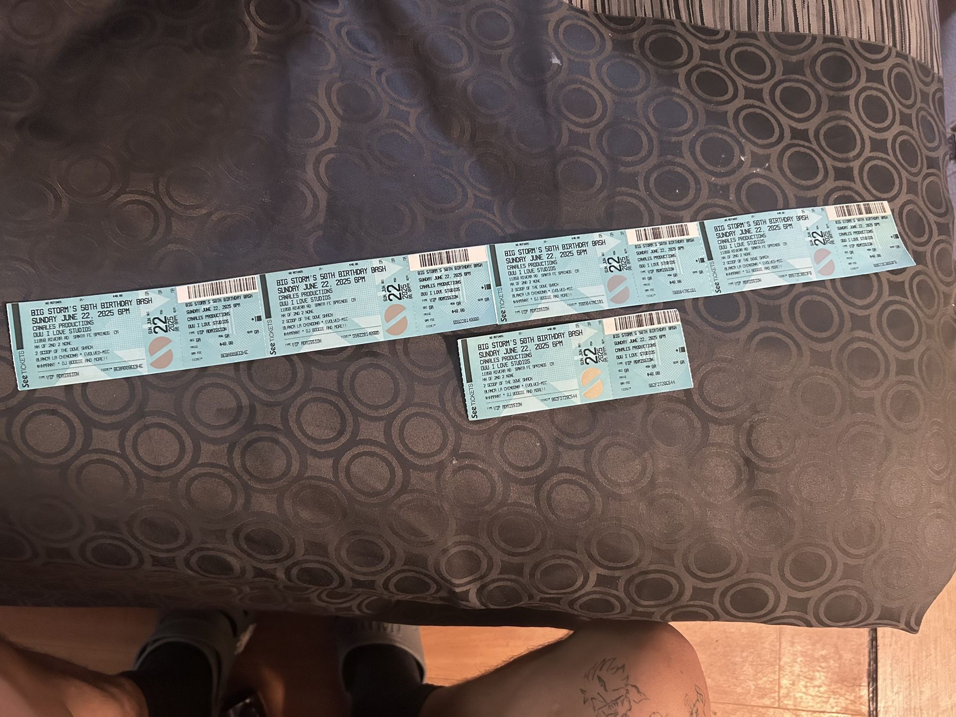 Tickets To Dove Shack -Second 2 None Concert Half Price