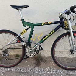 Vintage 1996 Proflex Beast Full Suspension Mountain Bike 