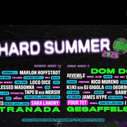 2025 HARD Summer - 2-Day GA+ ticket!