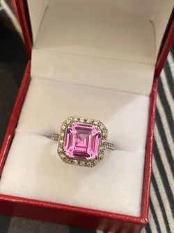 14K SAPPHIRE DIAMOND RING