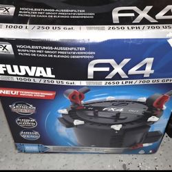 Used Fluval Fx4 high performance aquarium filter canister