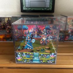 enchanted castle 3D handmade 