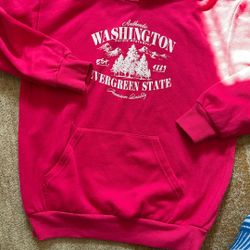 Washington Sweatshirt Hoodie Youth Or Small Adult