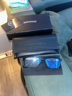 Chrome heart glasses
