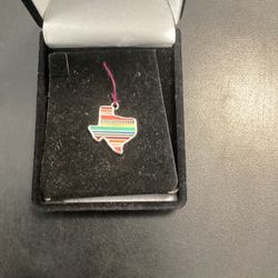 James Avery 925 Silver Texas Enamel Serape Charm 