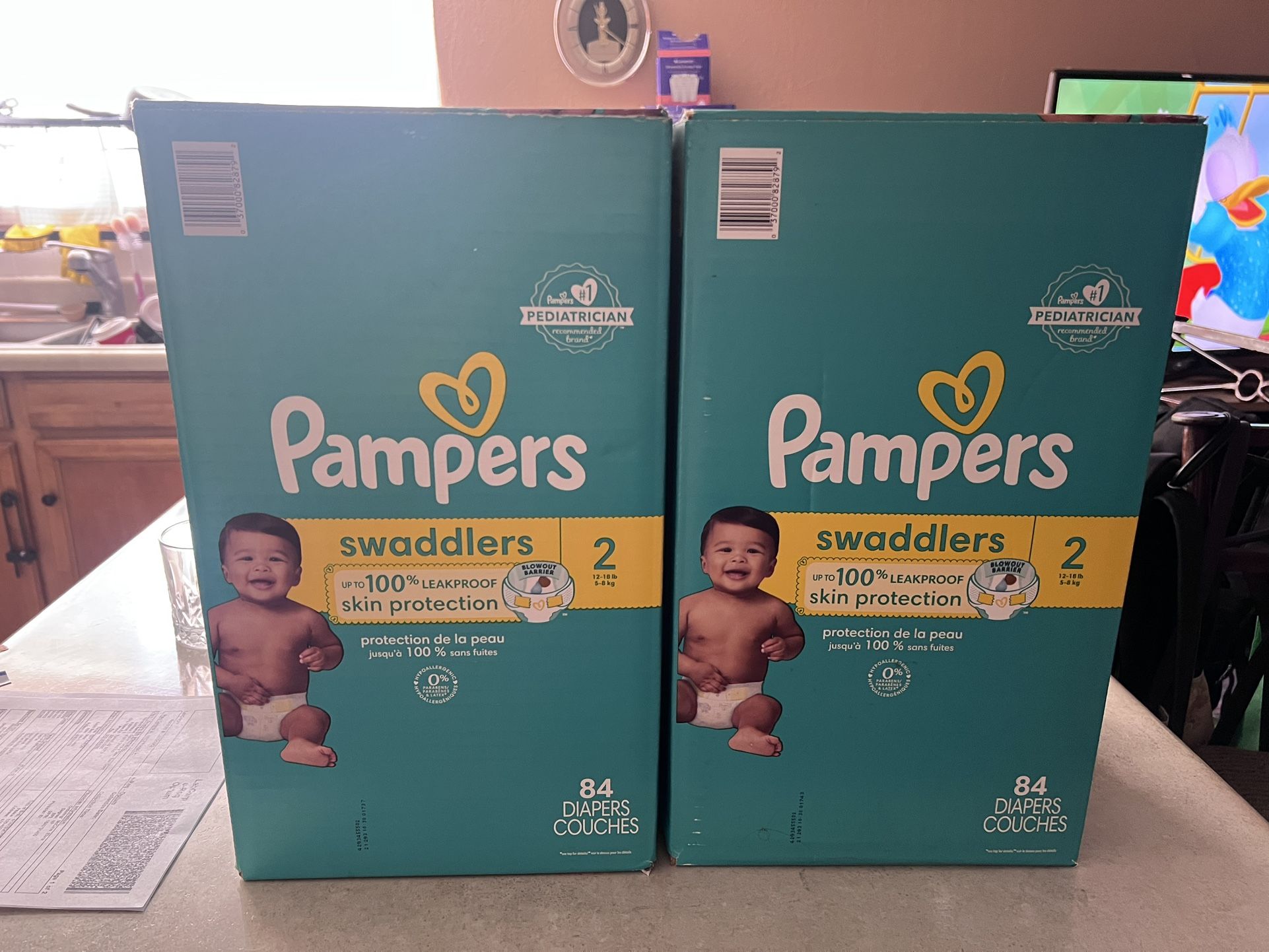 2 Brand New Diaper Diapers (size 2)