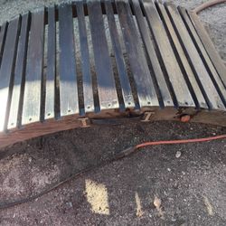 Wooden bridge for a garden the 