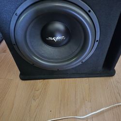 SKAR AUDIO SINGLE PORTED 15" SUBWOOFER & SKAR RP-1200.1D  D CLASS AMPLIFIER 
