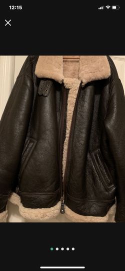 Winter Jacket  Male . Genuine Leather And Fur