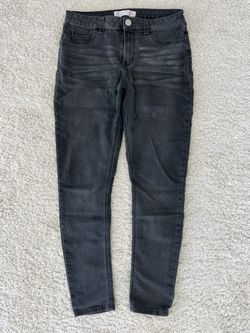 Girls Size 15 No Boundaries Gray Wash Skinny Jeans