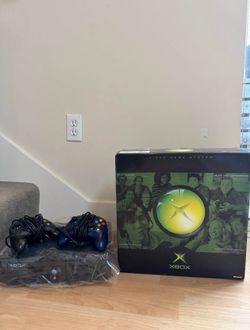 New! Microsoft Xbox Original Black Game Console New In Box