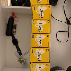 6 freestyle libre 3 plus and one expired freestyle libre 2