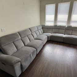 Large 6 Seater Reclining Couch (Electric)