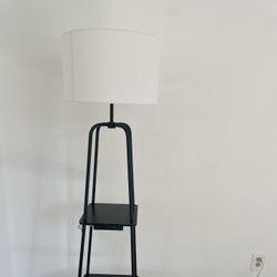 Floor Lamp With Shelves