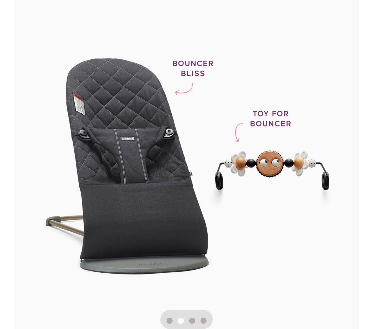 BabyBjorn Bouncer with Toy Bar Bundle