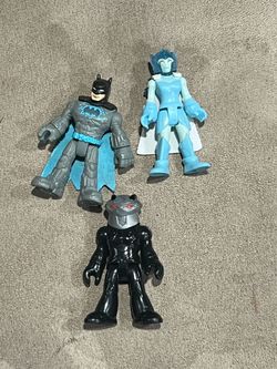 Imaginext DC comics Batman & Mrs freeze & Mantis figure lot