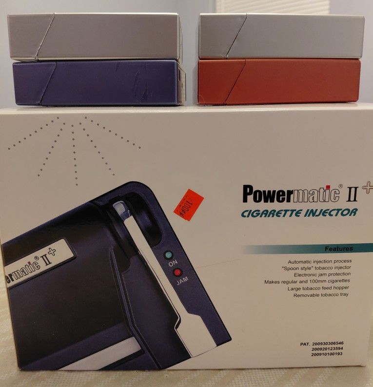 Cig Maker Machine With 4ok Included Price On Box Pics Up Asking 80 Or Best Offer. Pick Ip In Fall River Ma No Delivery