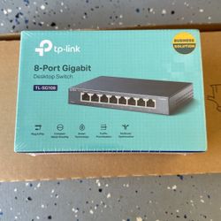 Tp Link 8 Port Gigabit Desktop Switch for $15 Unboxed 