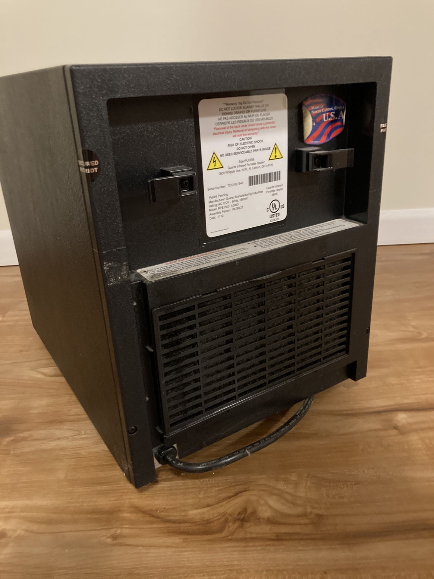 Edenpure Infrered Quartz Heater for Sale in North Bethesda, MD - OfferUp