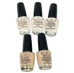 OPI Nail Lacquer Lot 5 My Vampire Is Buff Off White Samoan Sand Nude 0.5oz