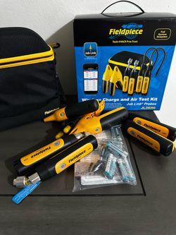 Fieldpiece wireless charge and air test kit