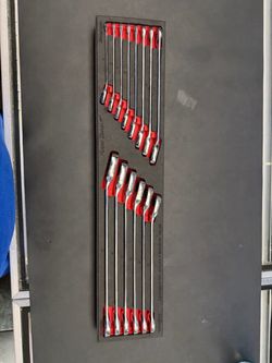 Snap-on Metric Reversible Ratcheting Wrench Set