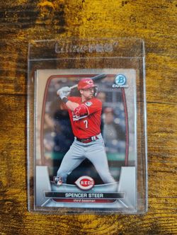 Spencer Steer Baseball Card Collection!!