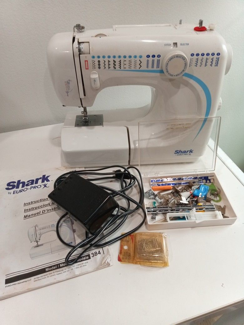 Shark Euro Pro X Sewing Machine Model 384.