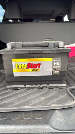 Car battery H6 one year old