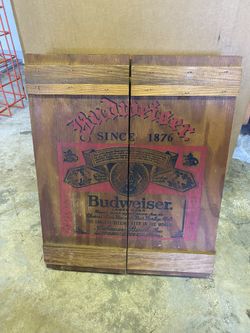 Budweiser Wood Cabinets ManCave