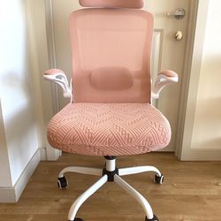 Mimoglad Office Chair, High Back Ergonomic: Spanish Pink