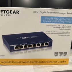 Netgear 8 Port Ethernet Switch