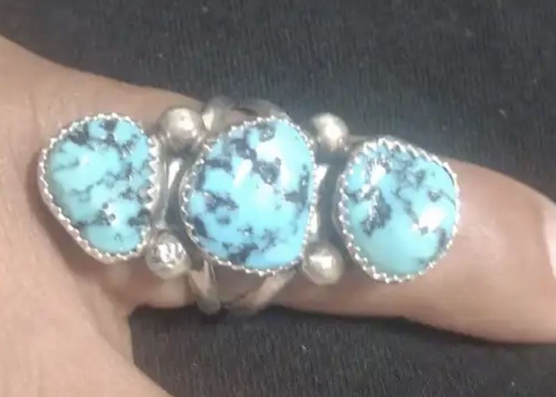 925 Turquoise Ring 