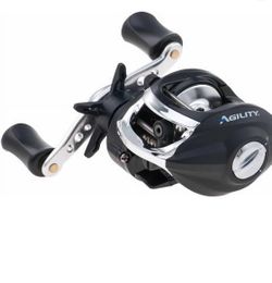 Shakespeare Agility Low Profile Baitcast Fishing Reel, Right Handle