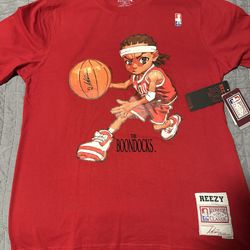 The Boondocks Classic Reezy Riley Woodcrest Basketball Player T-Shirt Red