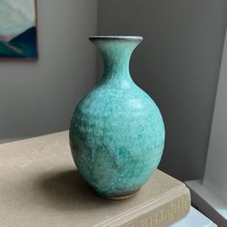Small Handcrafted Abstract Accent Vase ( firm on price ) 