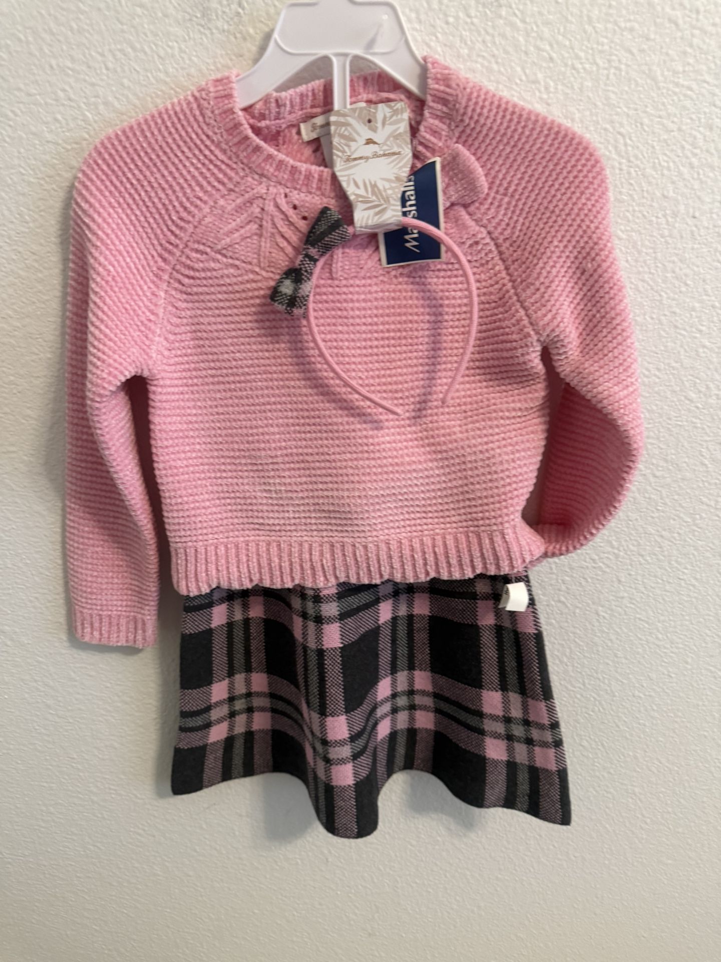 Kids Skirt Sweater Set
