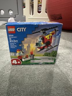 LEGO City Fire Helicopter Toy, 60318