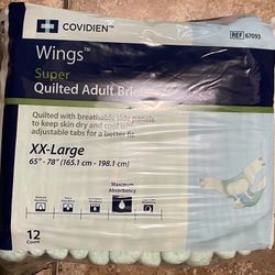 Covidien, 2 XL Large Ultimate Adult Underwear and Diapers With Wings, High Absorbency, 2 XL