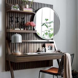 Crate and Barrel Wall Mounted Office Desk