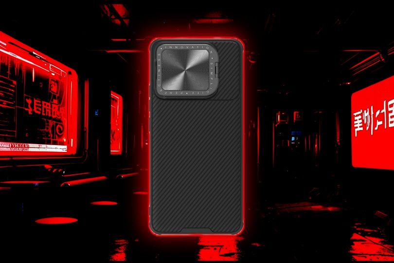 Iphone 15 pro: max plus Nillkin textured prop fiber nylon casing - Black