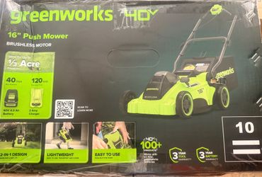 Grass mower new in box