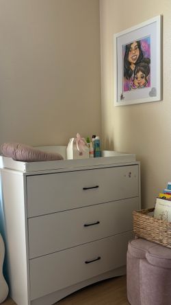 3 drawer organizer/diaper changer