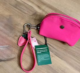 Starbucks keychain with pouch