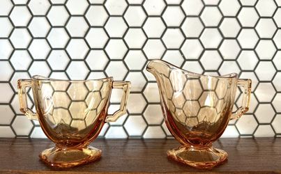 Vintage Creamer And Sugar Set