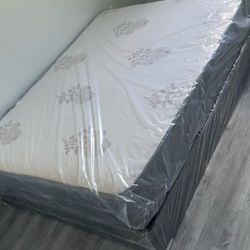 QUEEN Size Mattress With Box Spring set Colchones Nuevos Queen Size Bed 