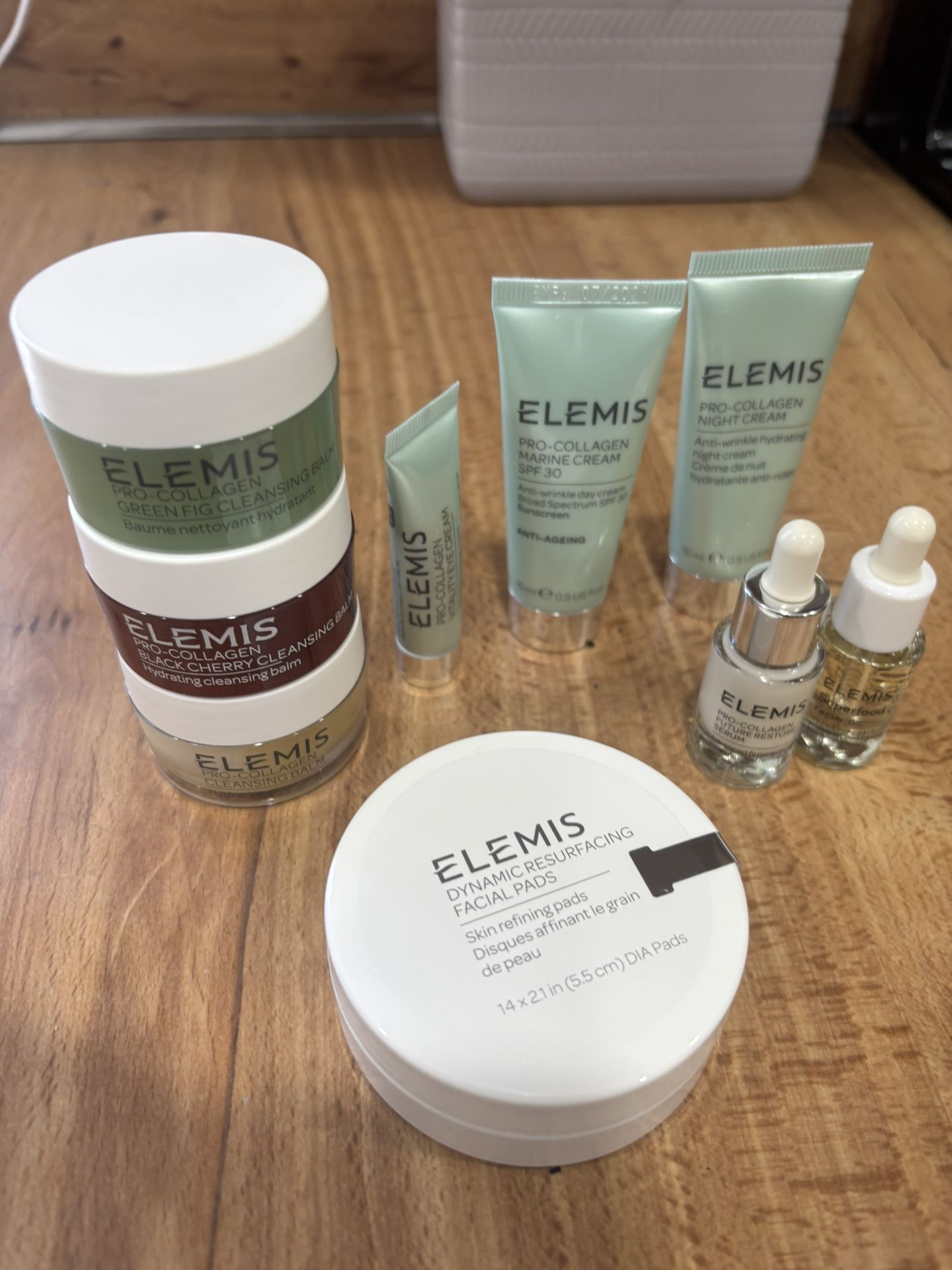 Nine Elemis Skin Care Products