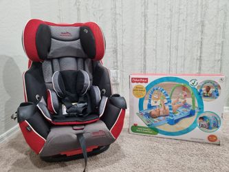 Infant Toddlers Car seat (rear &  front)+ baby gym
