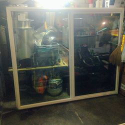 Glass Window 72 Wide 60 Tall